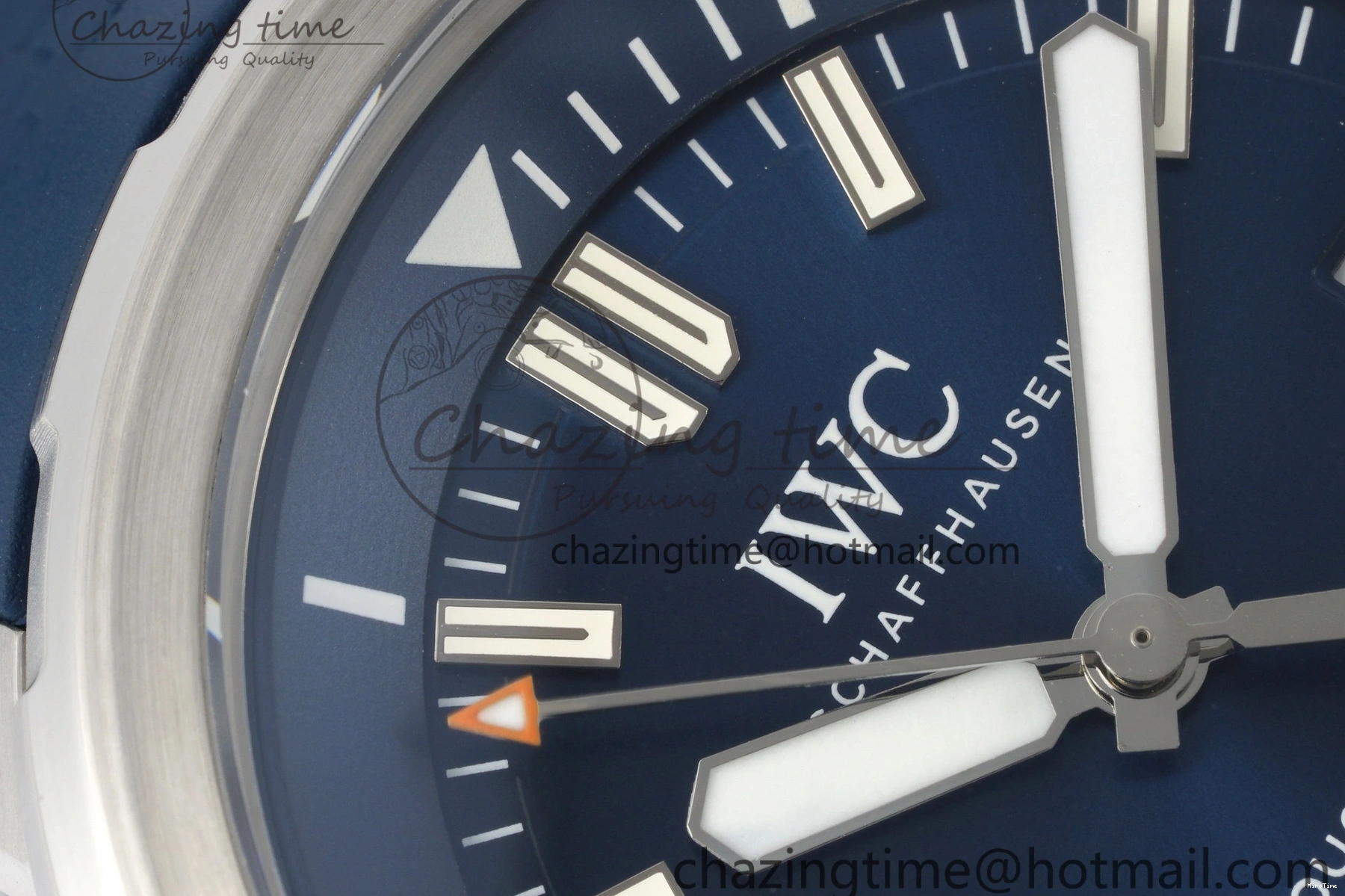 MIROTIME 0518 WellDesigned Aquatimer Automatic SS RSF 1:1 Best Edition Blue Dial on Blue Rubber Strap A 7057